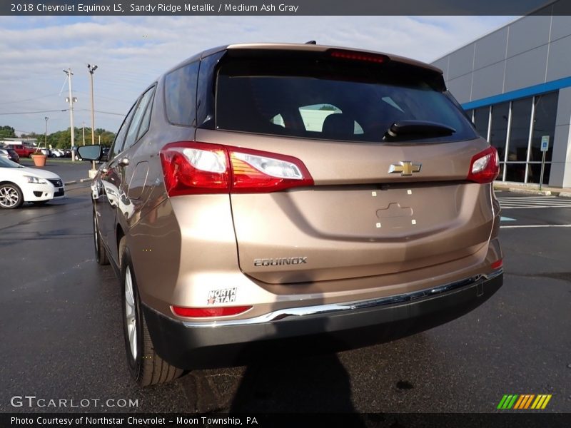 Sandy Ridge Metallic / Medium Ash Gray 2018 Chevrolet Equinox LS