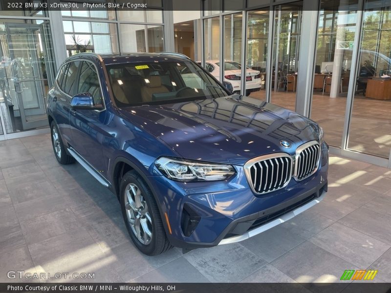 Phytonic Blue / Cognac 2022 BMW X3 xDrive30i