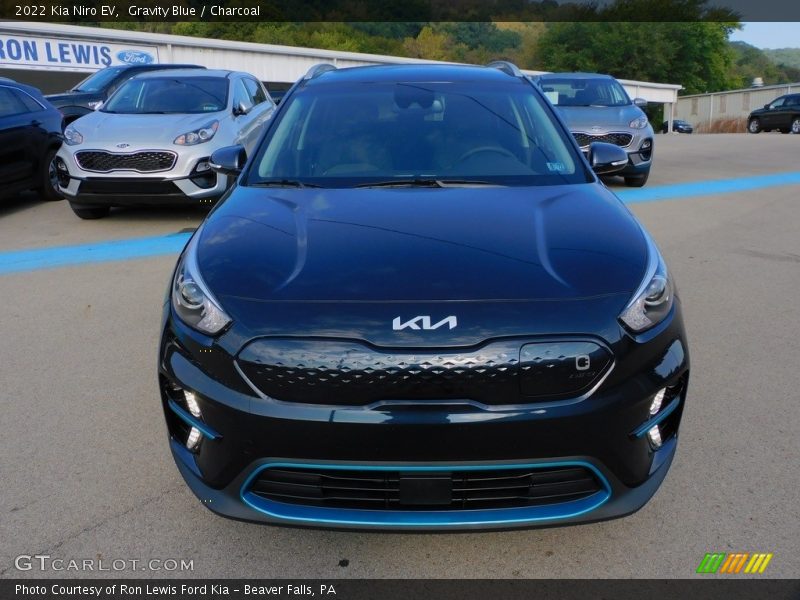 Gravity Blue / Charcoal 2022 Kia Niro EV