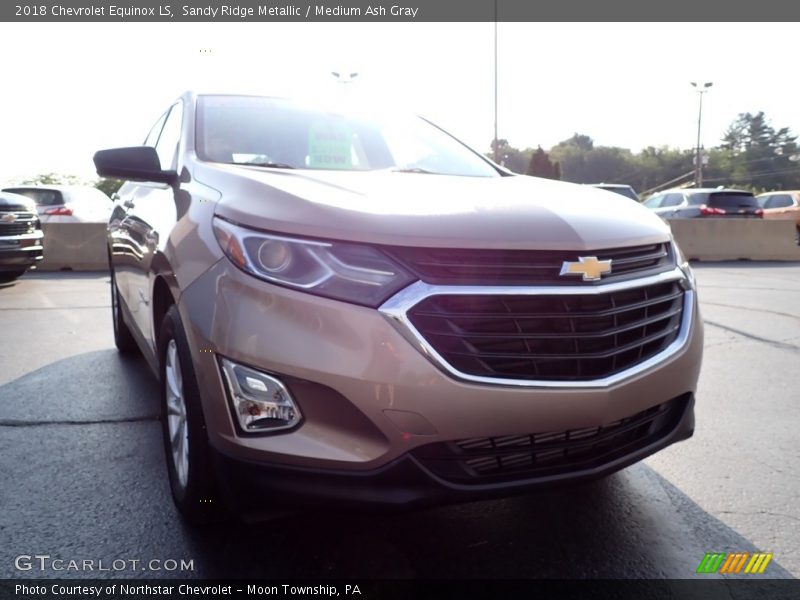 Sandy Ridge Metallic / Medium Ash Gray 2018 Chevrolet Equinox LS