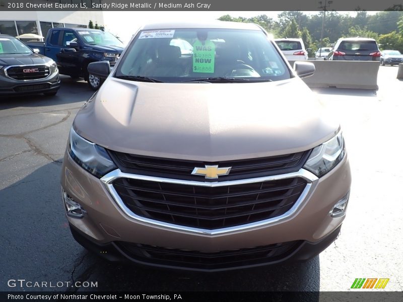 Sandy Ridge Metallic / Medium Ash Gray 2018 Chevrolet Equinox LS