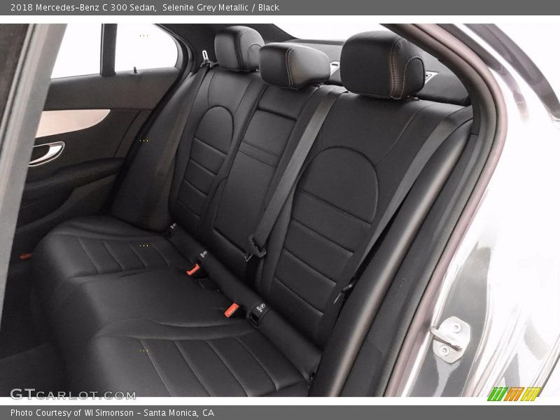 Selenite Grey Metallic / Black 2018 Mercedes-Benz C 300 Sedan