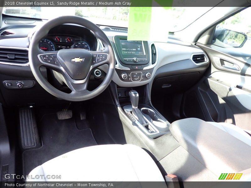 Sandy Ridge Metallic / Medium Ash Gray 2018 Chevrolet Equinox LS