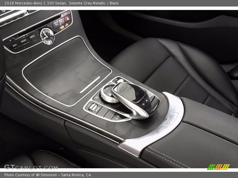 Selenite Grey Metallic / Black 2018 Mercedes-Benz C 300 Sedan