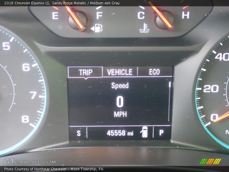 Sandy Ridge Metallic / Medium Ash Gray 2018 Chevrolet Equinox LS