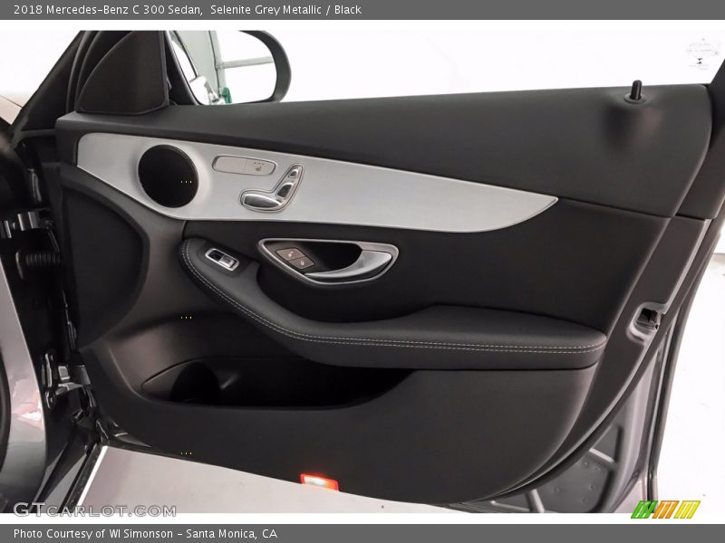 Selenite Grey Metallic / Black 2018 Mercedes-Benz C 300 Sedan