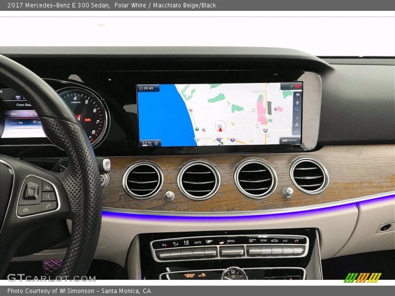 Navigation of 2017 E 300 Sedan