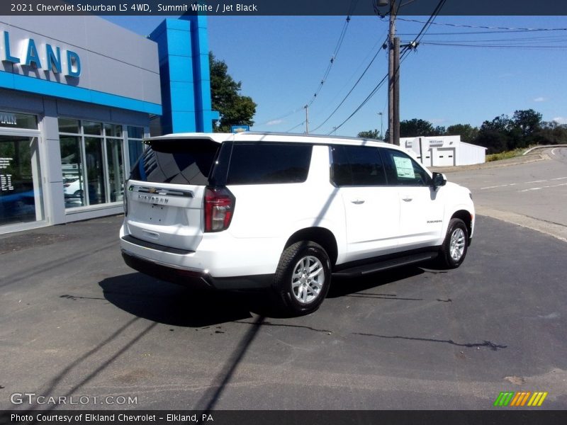 Summit White / Jet Black 2021 Chevrolet Suburban LS 4WD