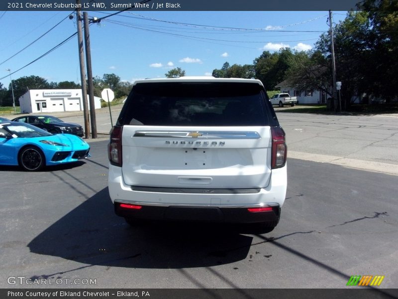 Summit White / Jet Black 2021 Chevrolet Suburban LS 4WD