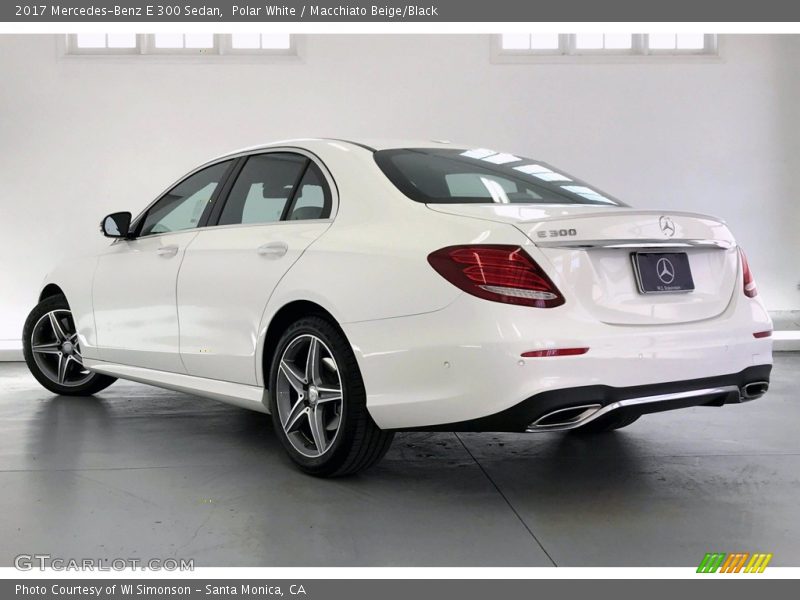 Polar White / Macchiato Beige/Black 2017 Mercedes-Benz E 300 Sedan