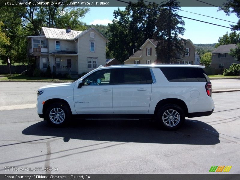 Summit White / Jet Black 2021 Chevrolet Suburban LS 4WD