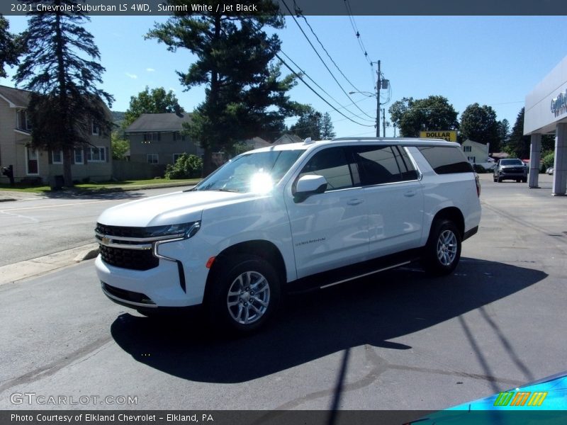 Summit White / Jet Black 2021 Chevrolet Suburban LS 4WD