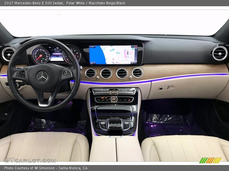 Dashboard of 2017 E 300 Sedan