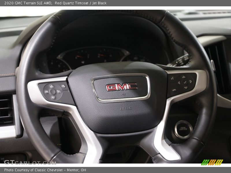Red Quartz Tintcoat / Jet Black 2020 GMC Terrain SLE AWD