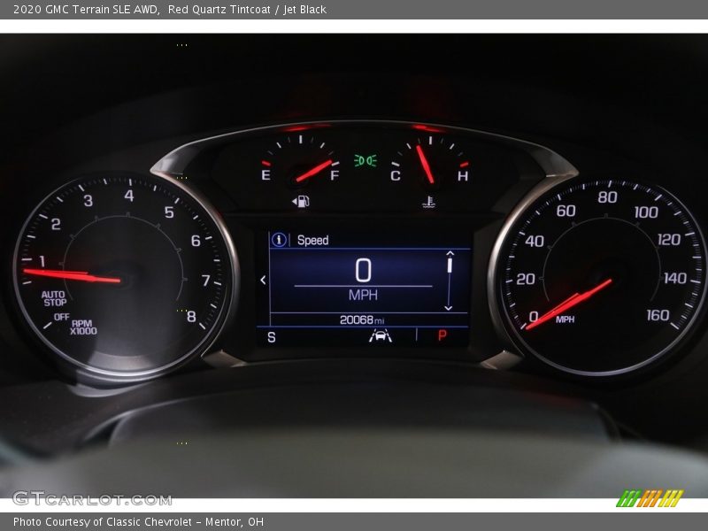Red Quartz Tintcoat / Jet Black 2020 GMC Terrain SLE AWD