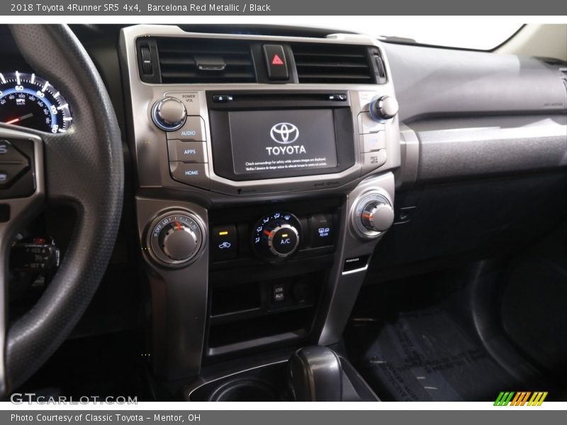 Barcelona Red Metallic / Black 2018 Toyota 4Runner SR5 4x4