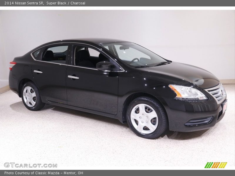 Super Black / Charcoal 2014 Nissan Sentra SR