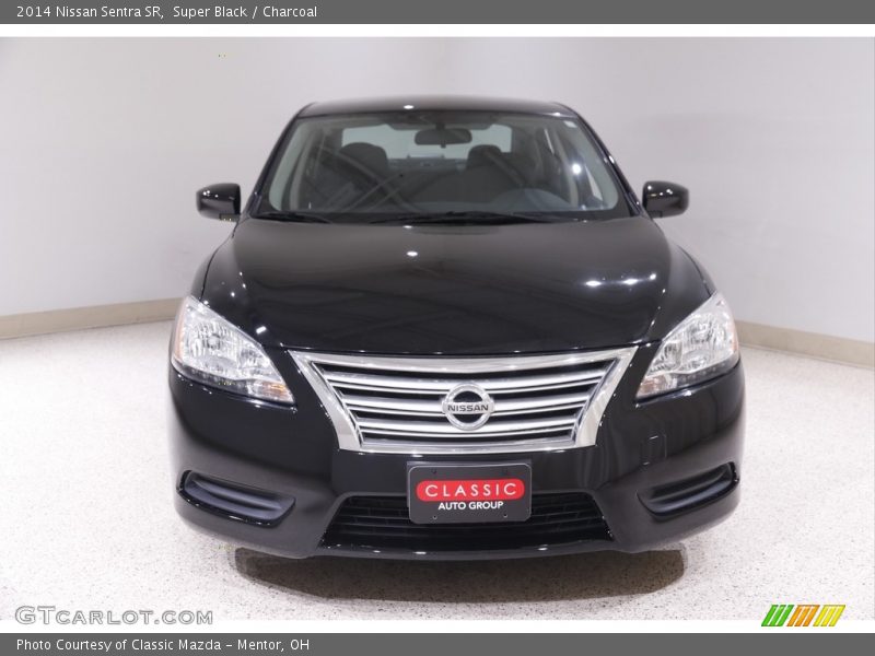 Super Black / Charcoal 2014 Nissan Sentra SR