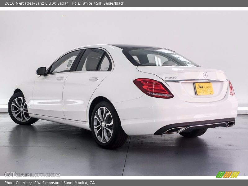 Polar White / Silk Beige/Black 2016 Mercedes-Benz C 300 Sedan