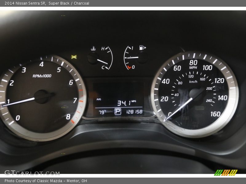 Super Black / Charcoal 2014 Nissan Sentra SR