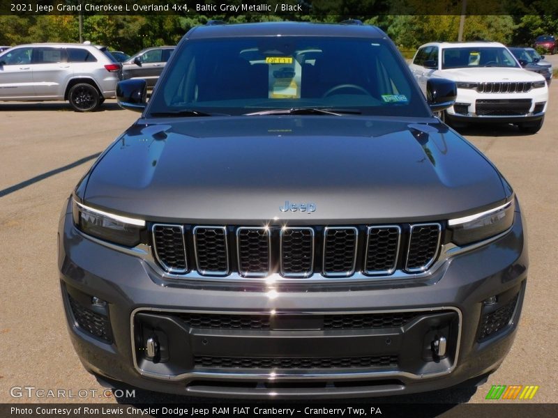 Baltic Gray Metallic / Black 2021 Jeep Grand Cherokee L Overland 4x4