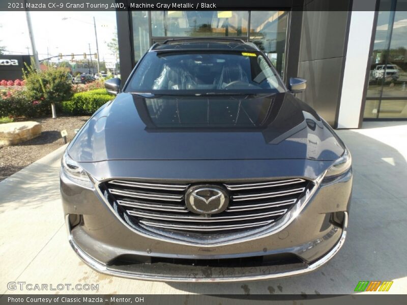 Machine Gray Metallic / Black 2021 Mazda CX-9 Grand Touring AWD