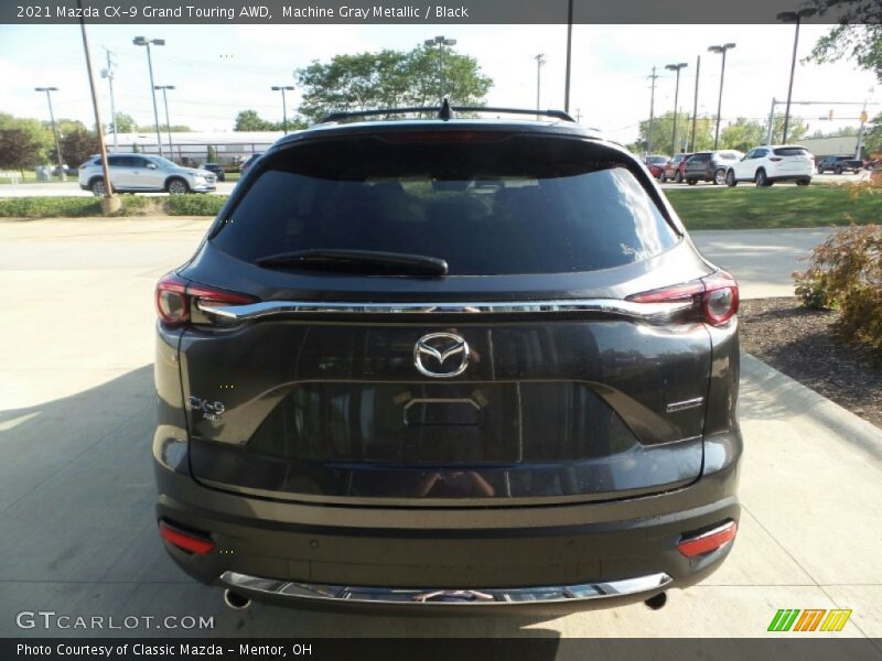 Machine Gray Metallic / Black 2021 Mazda CX-9 Grand Touring AWD