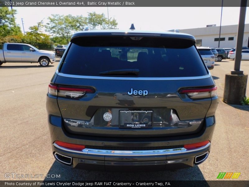 Baltic Gray Metallic / Black 2021 Jeep Grand Cherokee L Overland 4x4