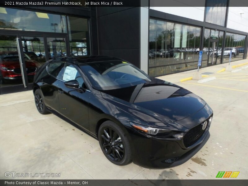 Jet Black Mica / Black 2021 Mazda Mazda3 Premium Hatchback