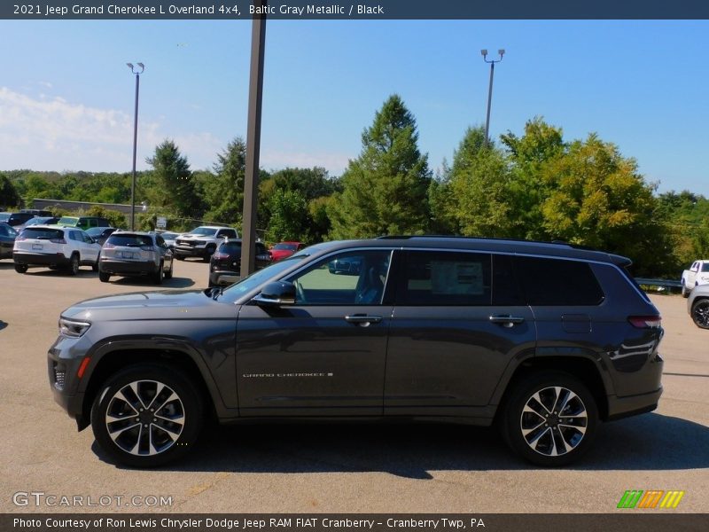 Baltic Gray Metallic / Black 2021 Jeep Grand Cherokee L Overland 4x4