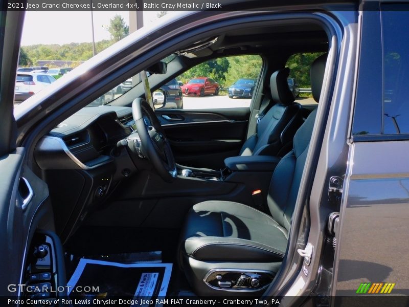 Baltic Gray Metallic / Black 2021 Jeep Grand Cherokee L Overland 4x4
