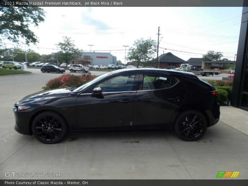 Jet Black Mica / Black 2021 Mazda Mazda3 Premium Hatchback