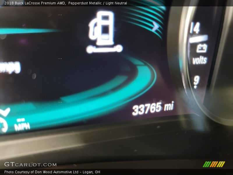 Pepperdust Metallic / Light Neutral 2018 Buick LaCrosse Premium AWD