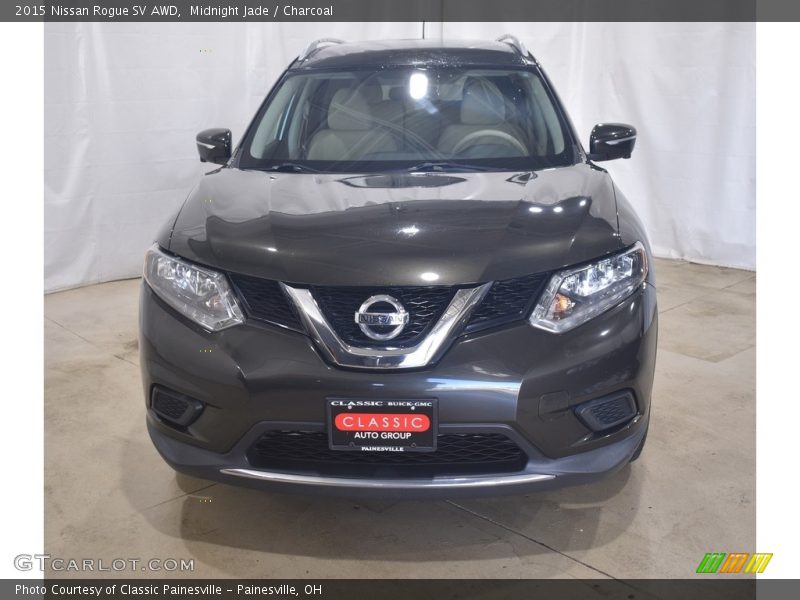 Midnight Jade / Charcoal 2015 Nissan Rogue SV AWD