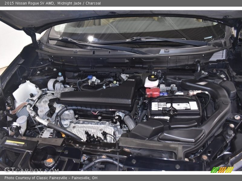 Midnight Jade / Charcoal 2015 Nissan Rogue SV AWD