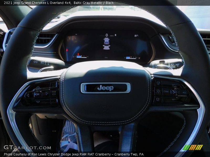 Baltic Gray Metallic / Black 2021 Jeep Grand Cherokee L Overland 4x4