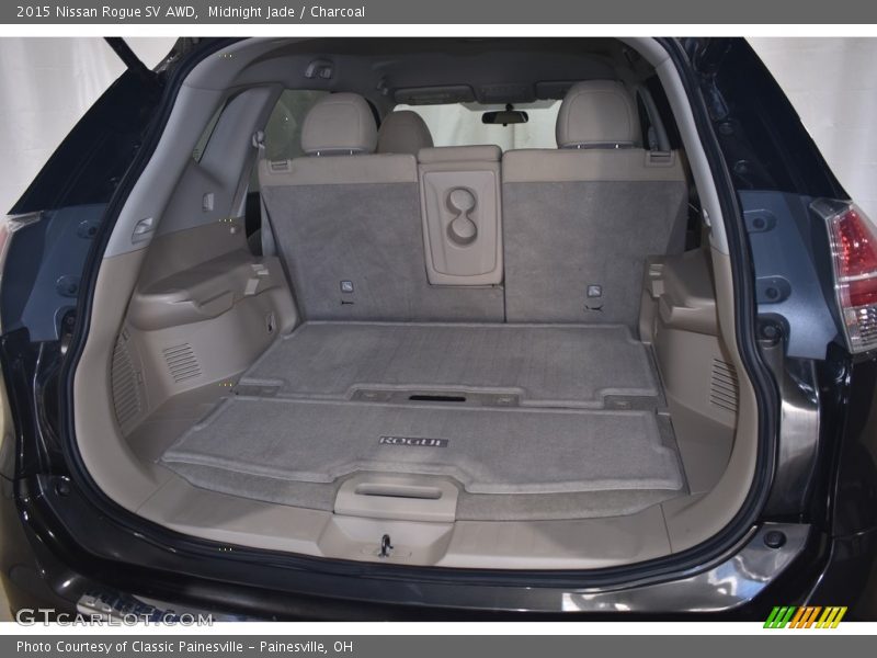 Midnight Jade / Charcoal 2015 Nissan Rogue SV AWD