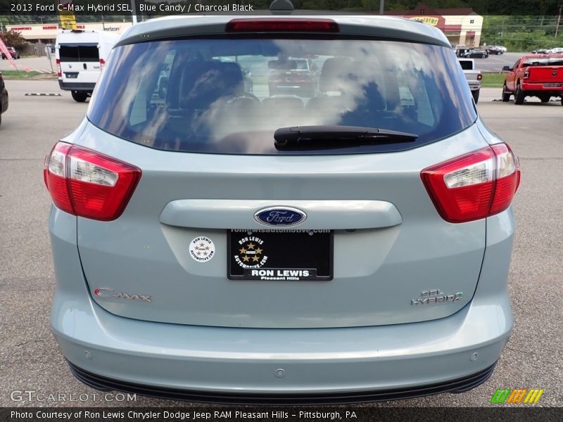 Blue Candy / Charcoal Black 2013 Ford C-Max Hybrid SEL