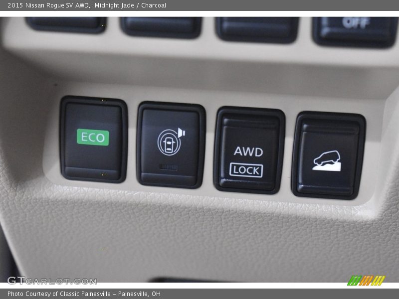 Midnight Jade / Charcoal 2015 Nissan Rogue SV AWD
