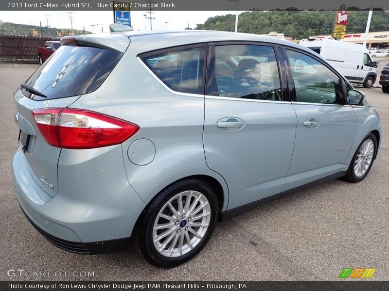Blue Candy / Charcoal Black 2013 Ford C-Max Hybrid SEL