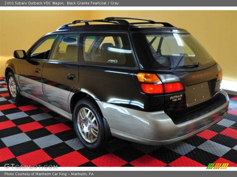 Black Granite Pearlcoat / Gray 2001 Subaru Outback VDC Wagon