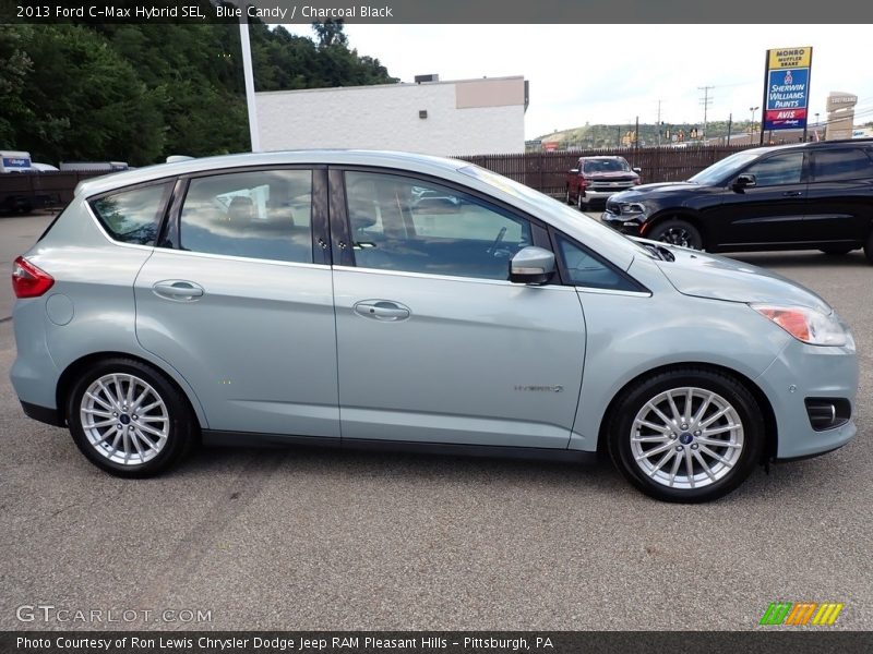 Blue Candy / Charcoal Black 2013 Ford C-Max Hybrid SEL
