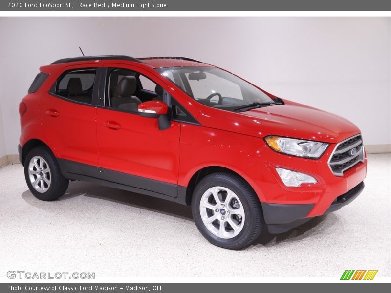 Race Red / Medium Light Stone 2020 Ford EcoSport SE
