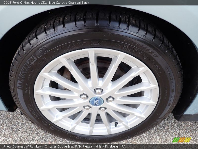 Blue Candy / Charcoal Black 2013 Ford C-Max Hybrid SEL