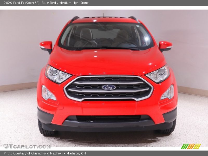 Race Red / Medium Light Stone 2020 Ford EcoSport SE