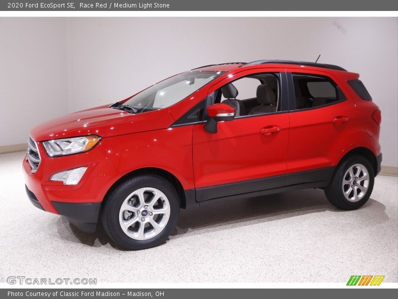 Race Red / Medium Light Stone 2020 Ford EcoSport SE
