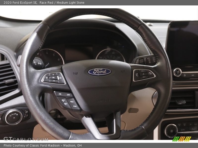 Race Red / Medium Light Stone 2020 Ford EcoSport SE