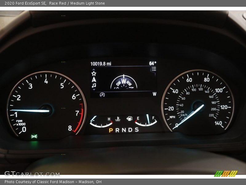 Race Red / Medium Light Stone 2020 Ford EcoSport SE