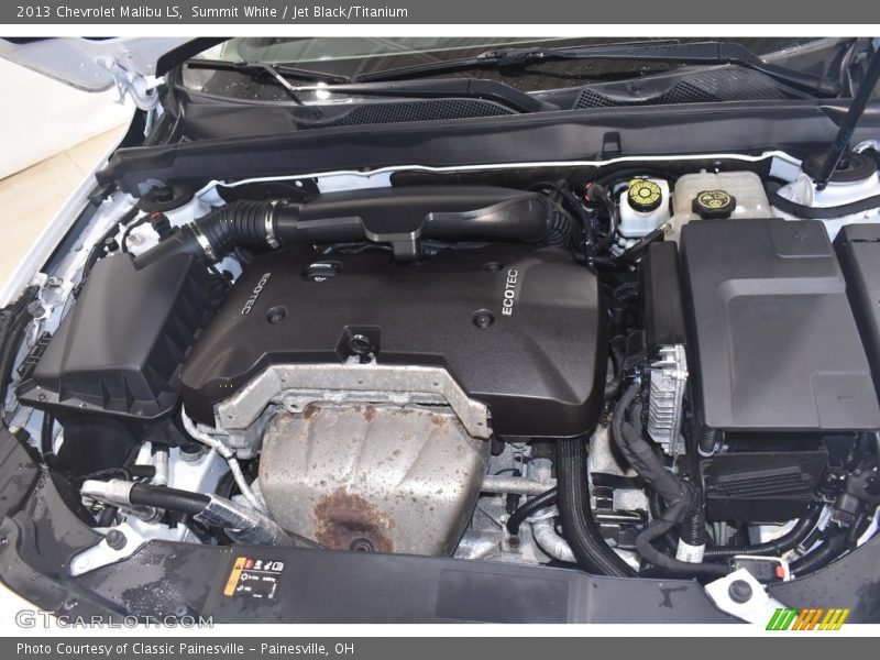 Summit White / Jet Black/Titanium 2013 Chevrolet Malibu LS