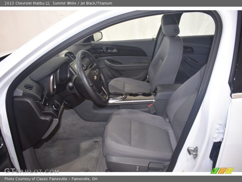 Summit White / Jet Black/Titanium 2013 Chevrolet Malibu LS
